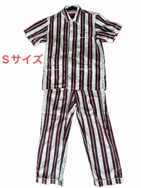 supreme striped pajama セットアップ　Sサイズ