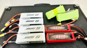 【8本セット】 3S 11.1V 2200mAh リポバッテリー Lipo LIPO T-REX 450 FORZA GAUI PROTOS HIROBO など　ラジコンヘリ 飛行機に　ALIGN