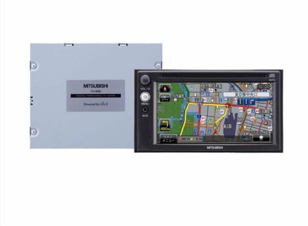 MITSUBISHI SDナビMZ10とフルセグTVチューナーTU-30D+日産系電源ハーネス+外部入力AUX