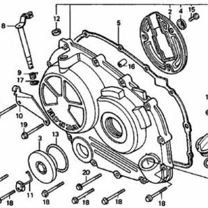 MC20 純正 キャブレター ガスケット 2set VT250 スパーダ SPADA キャブ パッキン MC25 ゼルビス VT250F フロートガスケット VTZ 250 .kcrx2の画像5