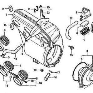 MC31 純正 インシュレーター 4個 １台分 送料350円～ ホーネット 250 CB250F キャブレター ジョイント ゴム パイプ 新品 インシュ .keax4の画像8