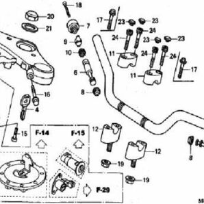 NC39 前期 フロントフォークOHセット 10点 CB400 SUPER FOUR 純正 サス CB400SF フォークシール 免許教習車 スーパーフォア .mn8.kv3の画像4