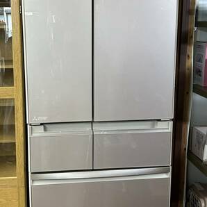 三菱冷蔵庫 大型冷蔵庫 6枚ドア MR-WX47C-F 置けるスマート大容量 2018年製 中古美品の画像1