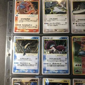 Charizard Blastoise Venusaur Gyarados Raikou リザードン フシギバナ カメックス ギャラドス 9枚 Lugia ルギア 1st Edition crystal typeの画像2