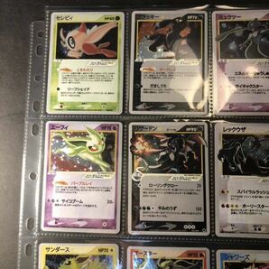 Rayquaza Umbreon Charizard Mewtwo リザードン セレビィ ミュウツー エーフィ ブラッキー レックウザ 9枚 Lugia 1st Edition crystal typeの画像2