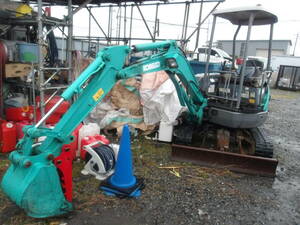 【3769】KOBELCO 油圧式Excavator SK20 2t forkアタッチメントincluded ジャンク扱い 引き取りのみ！現vehicle確認歓迎！埼玉から！ 