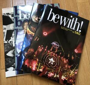 B'z ファンクラブ会報誌　be witih! vol.137 138 139 140