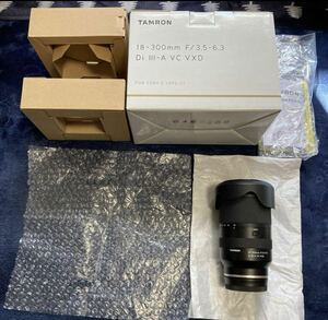 【超美品】タムロン TAMRON 18-300mm F/3.5-6.3 Di III-A VC VXD SONY Eマウント