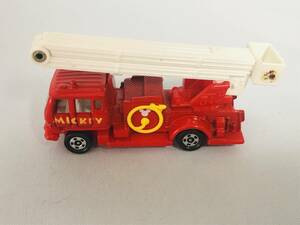 トミカ No68 1/110 スノーケル消防車 　ディズニー　ミッキー　 TOMICA No68 ISUZU SNORKEL FIRE TRUCK