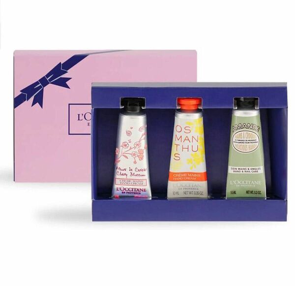 ロクシタン L'OCCITANE ミニハンドクリームセット 3本セット ギフトBOX入 ハンドケア コスメ ブランドプレゼント