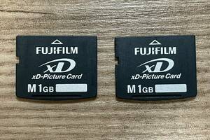 xD ピクチャーカード FUJIFILM M 1GB メモリーカード 2枚