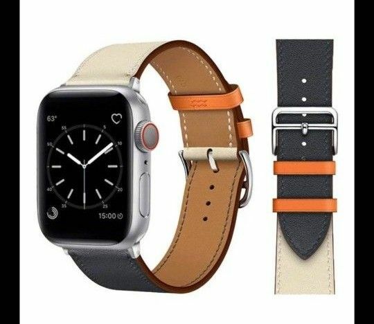 Apple Watch アップルウォッチ バンド レザーベルト