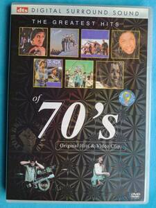 THE GRATEST HITS OF 70'S Original Hits & Video Clip【DVD】