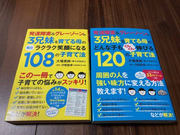 発達障害&グレーゾーンの3兄妹を育てる母の子育て 2冊セット 【美品】