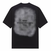 メゾンマルジェラ Maison Margiela 半袖 tシャツ 黒 バックデザイン ファッション メンズ レディース T-Shirt コットン素材 50サイズ_画像2