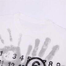 メゾンマルジェラ Maison Margiela T-SHIRT 半袖 白 メンズ レディース クルーネックTシャツ ファッション 48サイズ_画像3