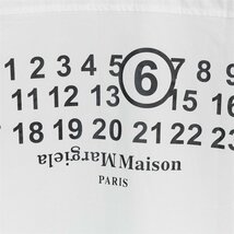 メゾンマルジェラ Maison Margiela ブラウス シャツ レディース メンズ 胸ポケット付き 白 おしゃれ ファッション 簡約 長袖シャツ Mサイズ_画像9