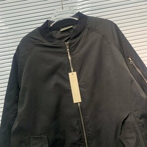 Fear of god Essentials ジャンパー メンズ スカジャン ブルゾン ブラック ファッション XLサイズの画像3