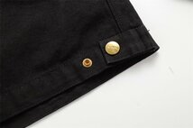 *carhartt WIP*Detroit ジャケット 通気性あり インナー ヴィンテージ ジャケット メンズ 黒 紳士着 アウター Sサイズ_画像8