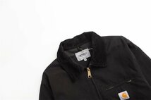 *carhartt WIP*Detroit ジャケット 通気性あり インナー ヴィンテージ ジャケット メンズ 黒 紳士着 アウター Sサイズ_画像3