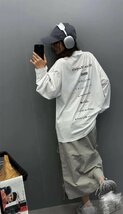 ※Maison Margiela※ メゾンマルジェラ MM6 長袖 カットソー 長袖シャツ メンズ レディース 白 oversize ファッション トップス Mサイズ_画像8