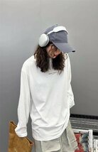 ※Maison Margiela※ メゾンマルジェラ MM6 長袖 カットソー 長袖シャツ メンズ レディース 白 oversize ファッション トップス Mサイズ_画像7