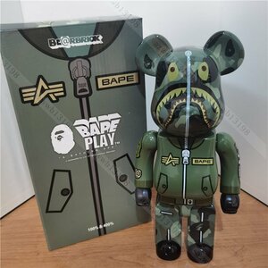 BE@RBRICK × ALPHA ベアブリック bearbrick コラボ MEDICOM TOY 400% メディコム トイ