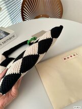 ☆Marni Kids Diamond Crochet ミニバッグ クロシェ ニット バッグ 黒_画像7