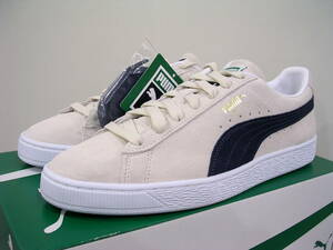 新品 PUMA SUEDE CLASSIC XXI オフ白紺 29cm US11 プーマ スエード クラッシック XXI #374915-43 クライド CLYDE オフホワイト ナチュラル