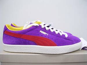 新品 PUMA SUEDE VTG 紫赤 US11 29cm プーマ スエード ビンテージ 定価12100円 #374921-23 パープルXレッド クライド CLYDE