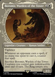 MTG ■白/英語版■ 《塔の長官、ボロミア/Boromir, Warden of the Tower》★ショーケースサージFOIL★ 指輪物語:中つ国の伝承 LTR