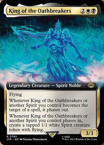 MTG ■金/英語版■ 《誓言破りし者の王/King of the Oathbreakers》★拡張サージFOIL★ 指輪物語:中つ国の伝承 LTR