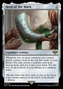 MTG ■無/英語版■ 《印の角笛/Horn of the Mark》指輪物語:中つ国の伝承 LTR