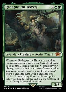 MTG ■緑/英語版■ 《茶色のラダガスト/Radagast the Brown》指輪物語:中つ国の伝承 LTR