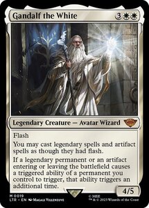 MTG ■白/英語版■ 《白のガンダルフ/Gandalf the White》指輪物語:中つ国の伝承 LTR