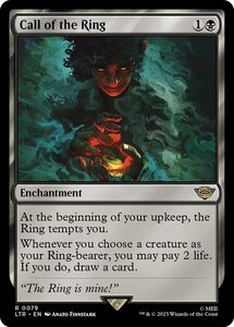 MTG ■黒/英語版■ 《指輪の誘い/Call of the Ring》指輪物語:中つ国の伝承 LTR