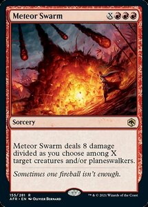 MTG ■赤/英語版■ 《ミーティア・スウォーム/Meteor Swarm》フォーゴトン・レルム探訪　AFR