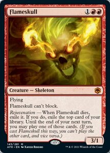 MTG ■赤/英語版■ 《フレイムスカル/Flameskull》フォーゴトン・レルム探訪　AFR