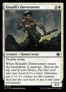 MTG ■白/英語版■ 《キンジャーリの黎明走り/Kinjalli's Dawnrunner》 ★FOIL★ イクサラン：失われし洞窟 LCI