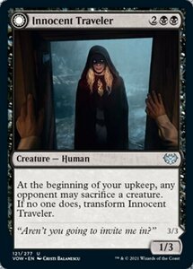 MTG ■黒/英語版■ 《無害な旅人/Innocent Traveler》イニストラード:真紅の契り VOW