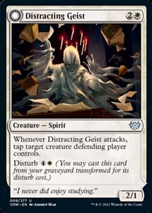 MTG ■白/英語版■ 《撹乱する霊/Distracting Geist》イニストラード:真紅の契り VOW