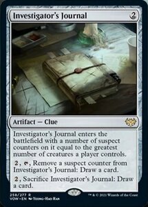 MTG ■無/英語版■ 《調査官の日誌/Investigator's Journal》★FOIL★ イニストラード:真紅の契り VOW