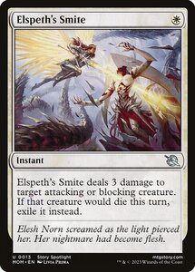 MTG ■白/英語版■ 《エルズペスの強打/Elspeth's Smite》機械兵団の進軍 MOM