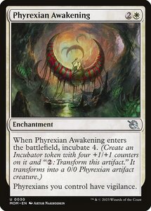 MTG ■白/英語版■ 《ファイレクシアの覚醒/Phyrexian Awakening》機械兵団の進軍 MOM