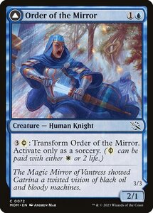 MTG ■青/英語版■ 《鏡の騎士団/Order of the Mirror》機械兵団の進軍 MOM