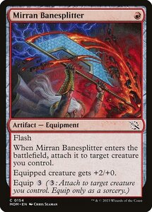 MTG ■赤/英語版■ 《ミラディンの悪断/Mirran Banesplitter》★FOIL★ 機械兵団の進軍 MOM