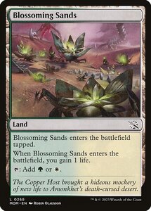 MTG ■土地/英語版■ 《花咲く砂地/Blossoming Sands》機械兵団の進軍 MOM