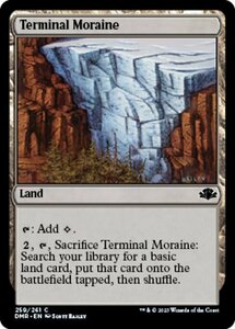 MTG ■土地/英語版■ 《堆石堤/Terminal Moraine》★FOIL★ ドミナリア・リマスター DMR