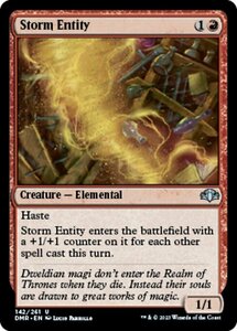 MTG ■赤/英語版■ 《嵐の精体/Storm Entity》★FOIL★ ドミナリア・リマスター DMR