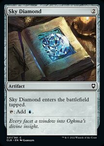 MTG ■無/英語版■ 《空色のダイアモンド/Sky Diamond》★FOIL★ 統率者レジェンズ：バルダーズゲートの戦い CLB